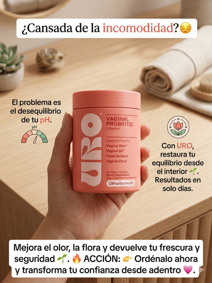 URO Probioticos Vaginales 60 Capsulas
