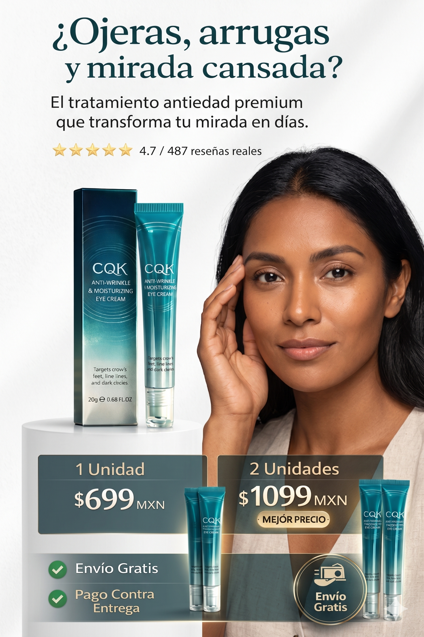 Nuevo Contorno con rodillo drenador de retinol